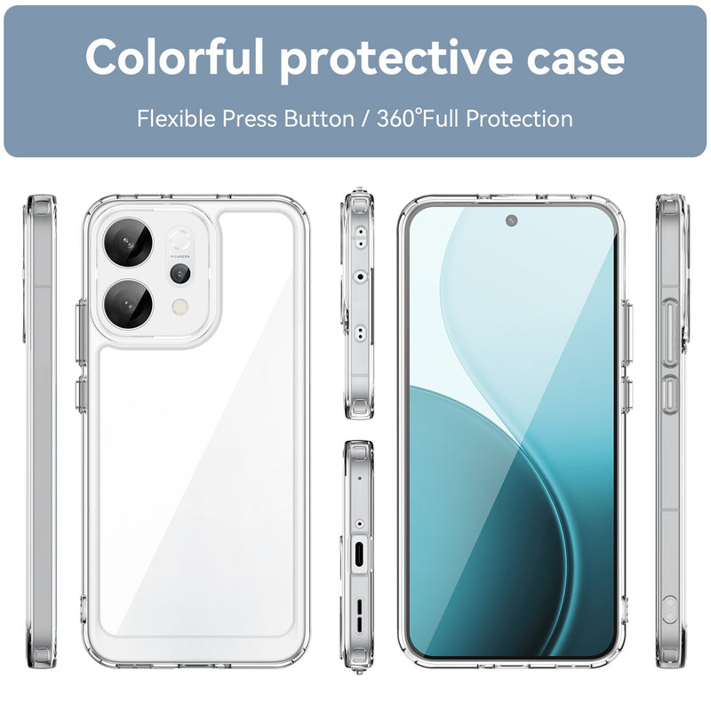 OPPO Reno14 5G Soft TPU Bumper Case [Clear]