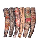 Pack of 6 Arm Sleeve Stretch Costume Fake Tattoo Stocking 1