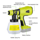 Paint Sprayer HVLP Spray Paint Gun fits Ryobi 18V Battery 8