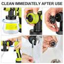 Paint Sprayer HVLP Spray Paint Gun fits Ryobi 18V Battery 5