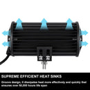 Pair 7inch Led Work Light Bar Spot Flood Offroad Driving