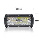 Pair 7inch Led Work Light Bar Spot Flood Offroad Driving