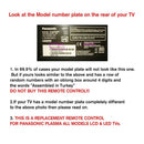 Panasonic Smart LED LCD TV Remote with NETFLIX Button 2