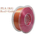 PLA 3D Printing Filament 1KG - Red + Gold 5