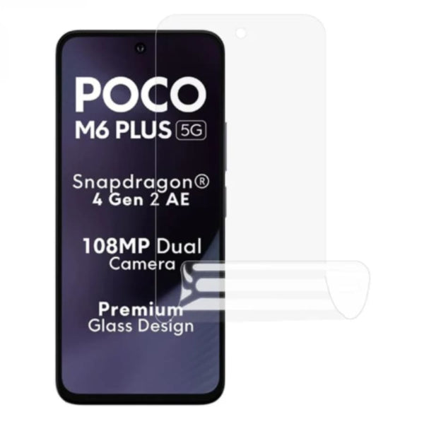 POCO M6 Plus 5G Hydrogel Screen Protector Screen protector
