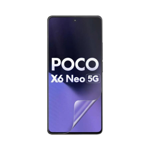 POCO X6 Neo 5G Hydrogel Screen Protector (Pack of 2) Screen