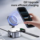 Portable 3-in-1 Magnetic Wireless Charger Charging Stand 5