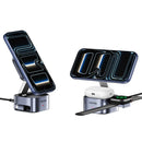 Portable 3-in-1 Magnetic Wireless Charger Charging Stand 2
