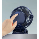 Portable Mini Clip Fan 4 Speed Adjustable USB Rechargeable 4