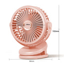 Portable Mini Clip Fan 4 Speed Adjustable USB Rechargeable 6