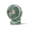 Portable Mini Clip Fan 4 Speed Adjustable USB Rechargeable 2