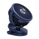 Portable Mini Clip Fan 4 Speed Adjustable USB Rechargeable 3