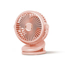 Portable Mini Clip Fan 4 Speed Adjustable USB Rechargeable 1