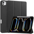 Premium Quality Tri-fold PU Leather Case with Pencil Holder