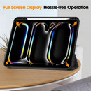 Premium Quality Tri-fold PU Leather Case with Pencil Holder