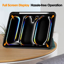 Premium Quality Tri-fold PU Leather Case with Pencil Holder
