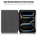 Premium Quality Tri-fold PU Leather Case with Pencil Holder