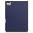 Premium Quality Tri-fold PU Leather Case with Pencil Holder