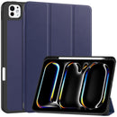 Premium Quality Tri-fold PU Leather Case with Pencil Holder