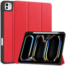 Premium Quality Tri-fold PU Leather Case with Pencil Holder