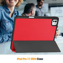 Premium Quality Tri-fold PU Leather Case with Pencil Holder