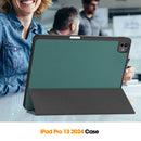 Premium Quality Tri-fold PU Leather Case with Pencil Holder