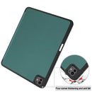 Premium Quality Tri-fold PU Leather Case with Pencil Holder
