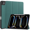 Premium Quality Tri-fold PU Leather Case with Pencil Holder