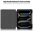 Premium Quality Tri-fold PU Leather Case with Pencil Holder