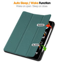Premium Quality Tri-fold PU Leather Case with Pencil Holder