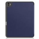 Premium Quality Tri-fold PU Leather Case with Pencil Holder