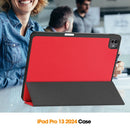 Premium Quality Tri-fold PU Leather Case with Pencil Holder