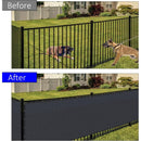 Privacy Fence Screen Black 1.2Mx7M 7