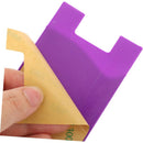 Purple Silicone Card Holder Pocket Case Wallet Pouch
