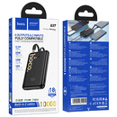 Q37 Graceful Fast Charging Power Bank 10000mAh with Built-In Cables