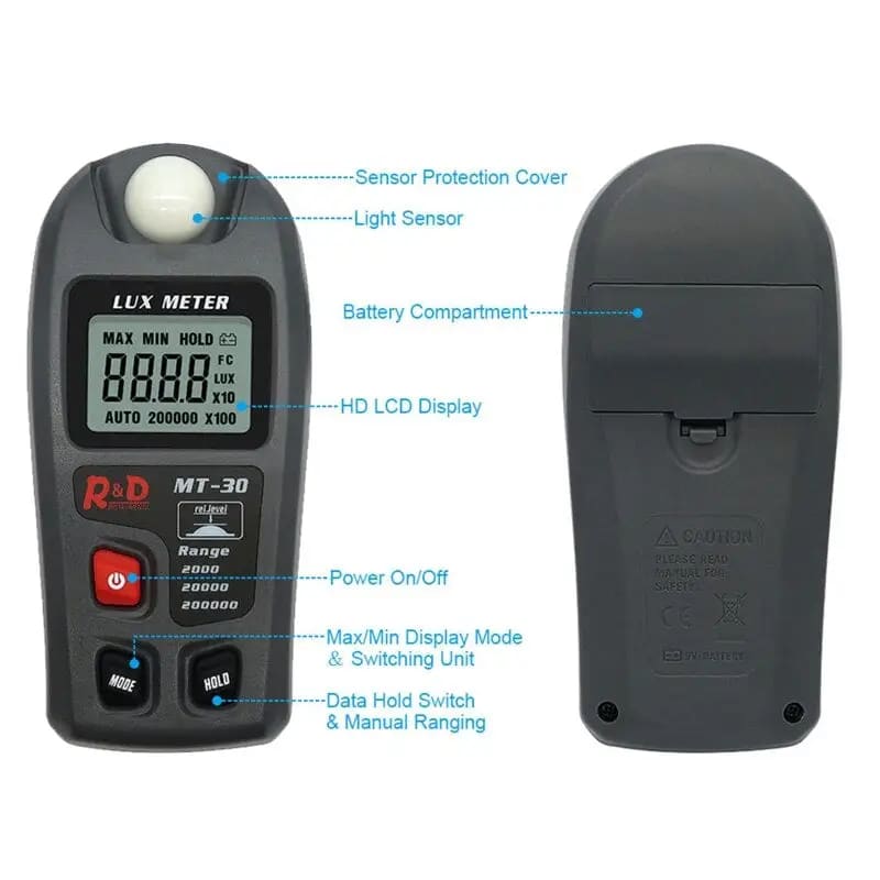 Digital Lux Meter - MT30