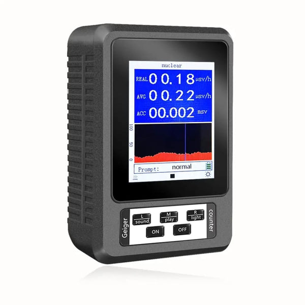 Radiation Detector Geiger Counter Real time Mean Cumulative
