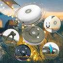 Rechargeable 10m LED String Lights for Camping Patio & Home