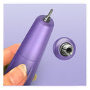Rechargeable Electric Nail File Kit Purple 5