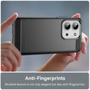 Xiaomi Redmi 15C 4G Carbon Fibre TPU Case Slim Shockproof Cover Black