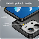 Xiaomi Redmi 15C 4G Carbon Fibre TPU Case Slim Shockproof Cover Black