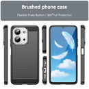Xiaomi Redmi 15C 4G Carbon Fibre TPU Case Slim Shockproof Cover Black