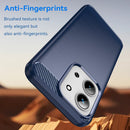 Xiaomi Redmi 15C 4G Carbon Fibre TPU Case Slim Shockproof Cover Navy