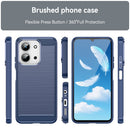 Xiaomi Redmi 15C 4G Carbon Fibre TPU Case Slim Shockproof Cover Navy