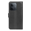 Wallet Case for Xiaomi Redmi 15C 4G – PU Leather Flip Cover with Card Holder & Stand [Black]