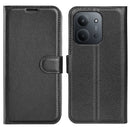 Wallet Case for Xiaomi Redmi 15C 4G – PU Leather Flip Cover with Card Holder & Stand [Black]