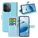 Wallet Case for Xiaomi Redmi 15C 4G – PU Leather Flip Cover with Card Holder & Stand [LightBlue]