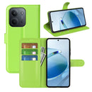Wallet Case for Xiaomi Redmi 15C 4G – PU Leather Flip Cover with Card Holder & Stand [Green]