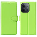 Wallet Case for Xiaomi Redmi 15C 4G – PU Leather Flip Cover with Card Holder & Stand [Green]