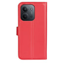 Wallet Case for Xiaomi Redmi 15C 4G – PU Leather Flip Cover with Card Holder & Stand [Red]